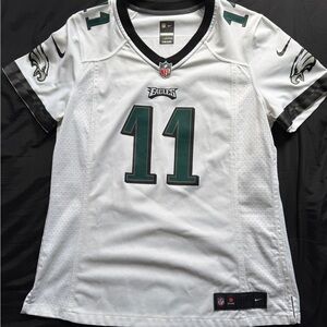 Nike White & Midnight Green Philadelphia Eagles #11 Jersey